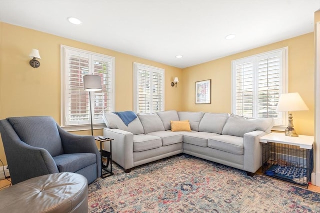 35 Commercial St Unit A, Marblehead, MA 01945 - living room with recessed lighting