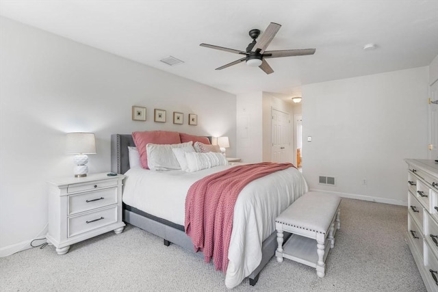 622 Hampton Way Unit 622, Abington, MA 02351 - bedroom featuring baseboards, light carpet, ceiling fan, and a closet