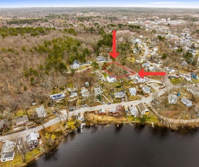 16 Oak Cliff Rd, Weymouth, MA 02189 - aerial view of property's location with a large body of water and nearby suburban area