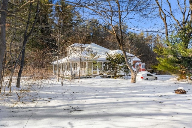 view of front of home