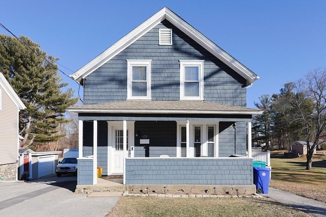 bungalow with a porch