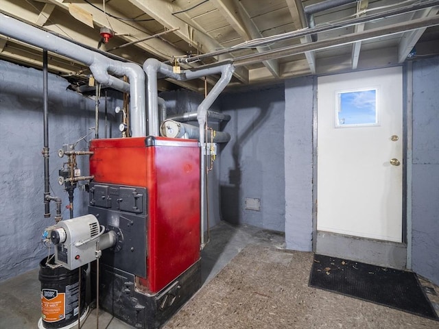 view of utility room