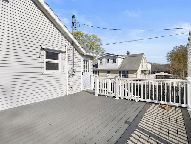 view of deck