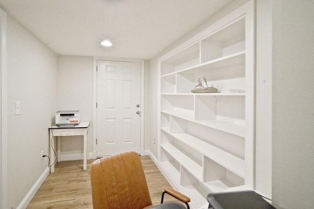58 Lakeshore Ave, Beverly, MA 01915 - office with light wood-style flooring and baseboards