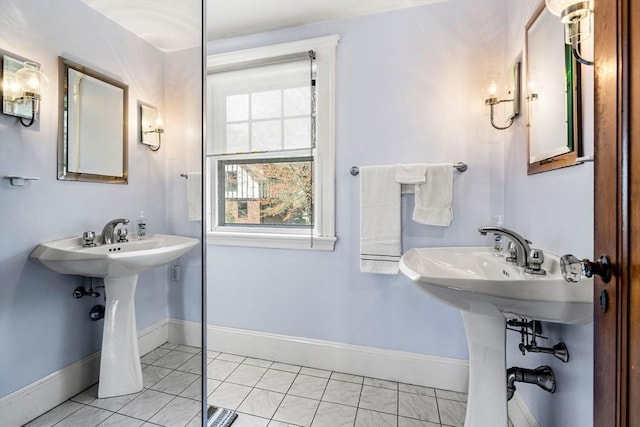 bathroom featuring baseboards