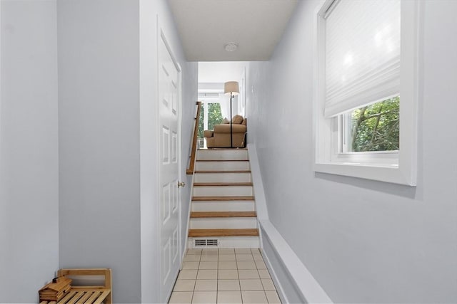 14 Russell Dr Unit 4D, Salem, MA 01970 - stairway featuring tile patterned floors