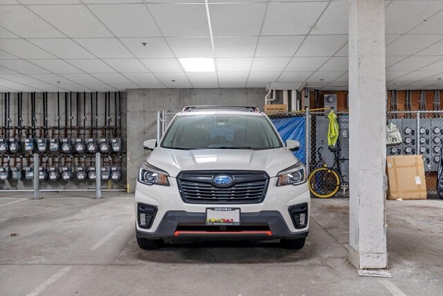 view of parking deck