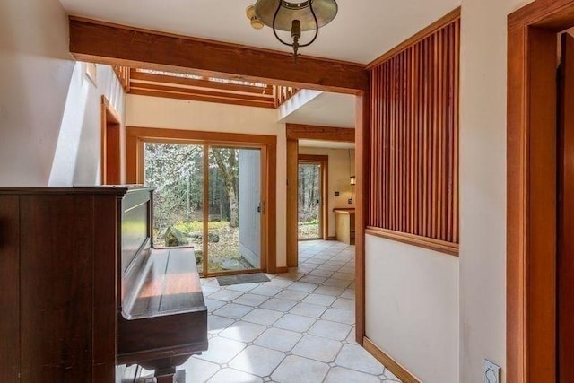 20 Lawton Rd, Leverett, MA 01054 - doorway with light tile patterned flooring