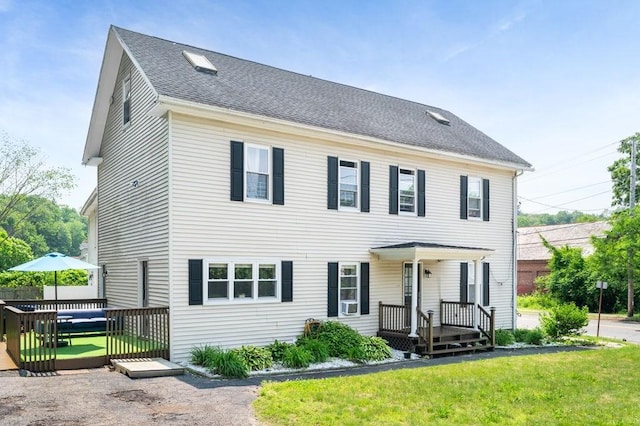 4002 Church St, Palmer, MA 01069 - colonial-style house with a front lawn and roof with shingles