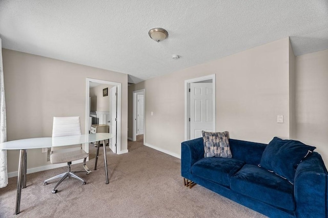 4002 Church St, Palmer, MA 01069 - office with carpet flooring and a textured ceiling