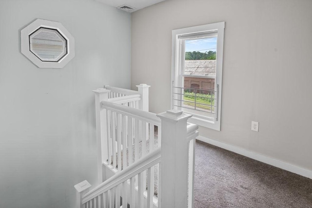 4002 Church St, Palmer, MA 01069 - hall featuring an upstairs landing and carpet