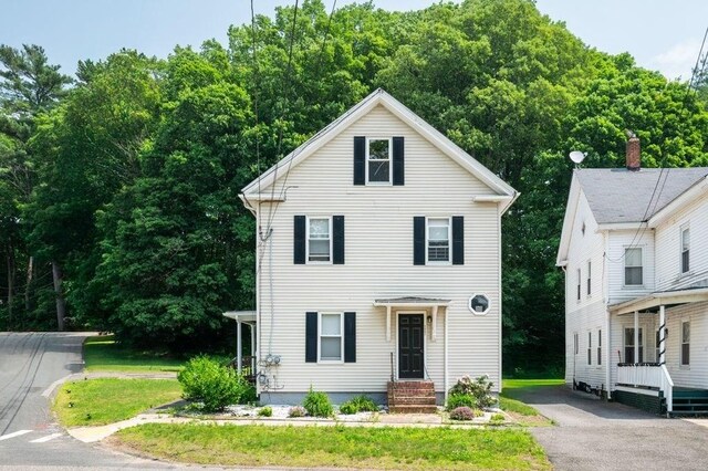 4002 Church St, Palmer, MA 01069 - view of front of house featuring driveway and entry steps