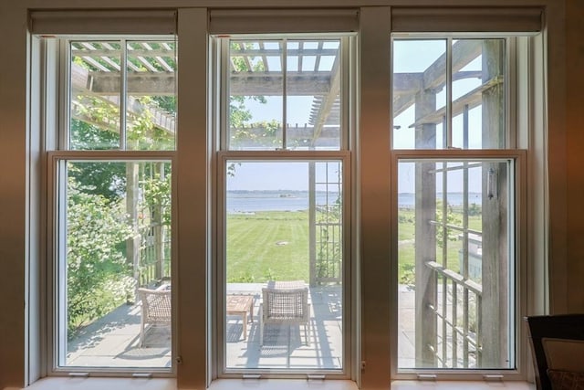1794 Drift Unit E, Westport, MA 02790 - doorway with a water view