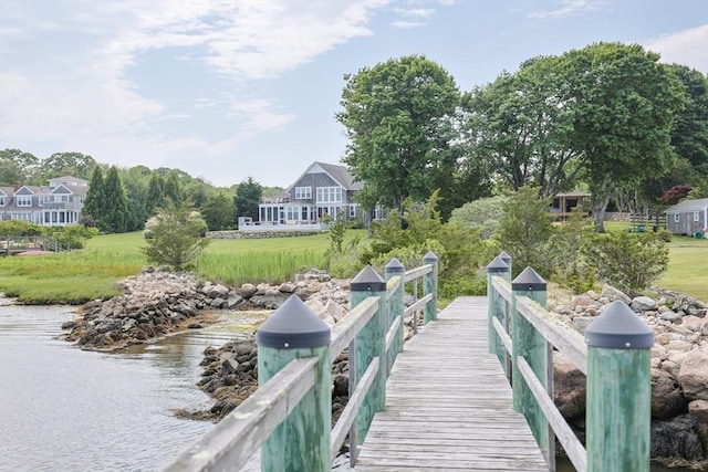 1794 Drift Unit E, Westport, MA 02790 - dock area with a water view
