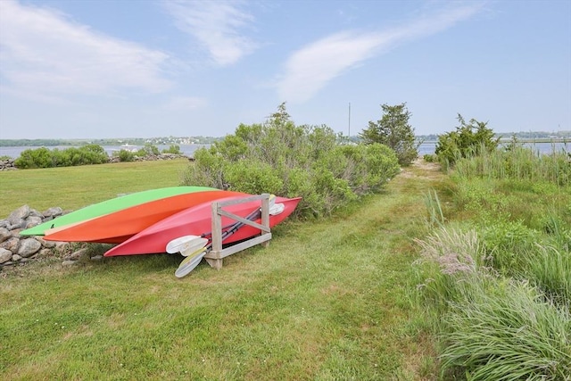 1794 Drift Unit E, Westport, MA 02790 - view of grassy yard with a water view