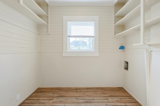 washroom with light wood-style floors