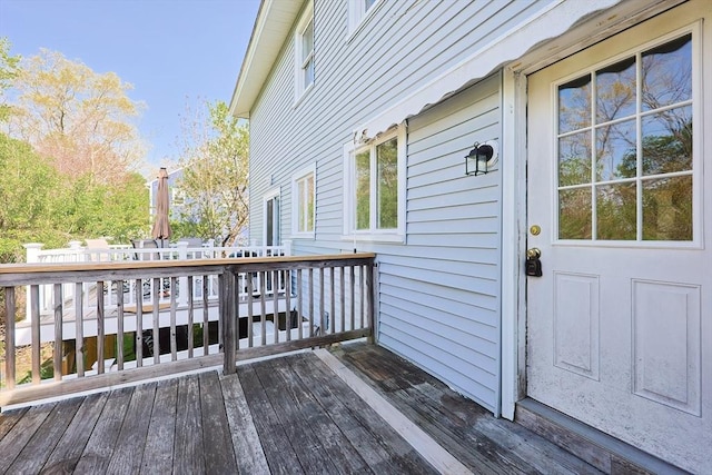 view of deck