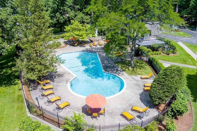 view of swimming pool