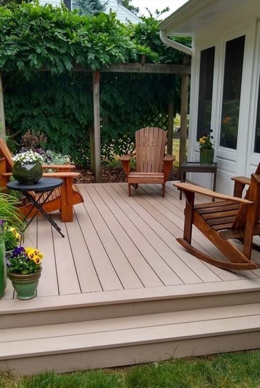 view of deck