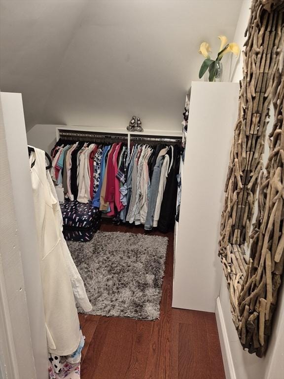 2 Neponset Pl, Canton, MA 02021 - spacious closet featuring wood finished floors and vaulted ceiling
