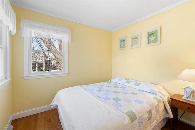 10 Chadwell Ave, Sandwich, MA 02563 - bedroom featuring ornamental molding, baseboards, and wood finished floors