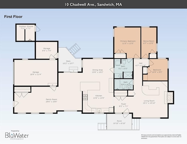 10 Chadwell Ave, Sandwich, MA 02563 - plan