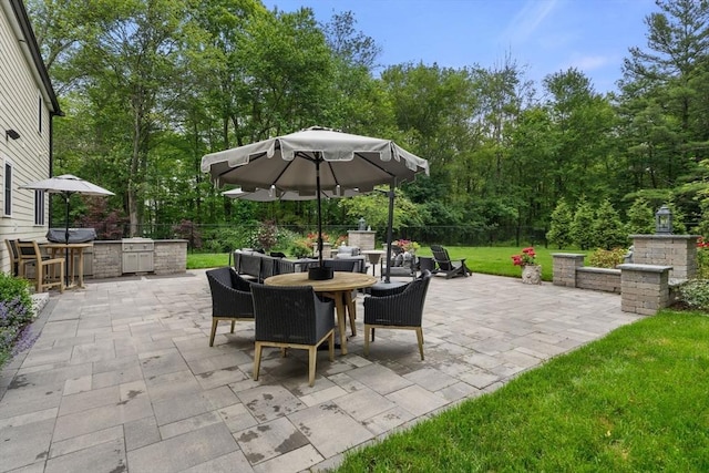 35 E St, Middleton, MA 01949 - view of patio with outdoor dining area and grilling area