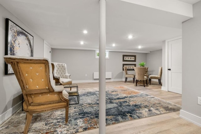 35 E St, Middleton, MA 01949 - sitting room with wood finished floors and recessed lighting