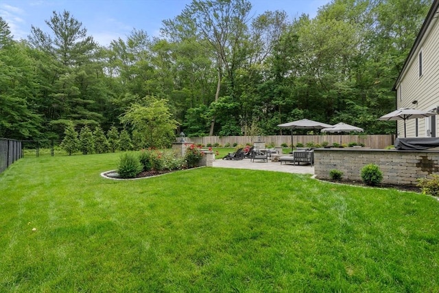 35 E St, Middleton, MA 01949 - fenced backyard featuring a patio