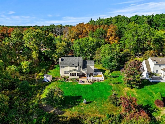 67 Hillside St, Rowley, MA 01969 - view of subject property featuring a heavily wooded area