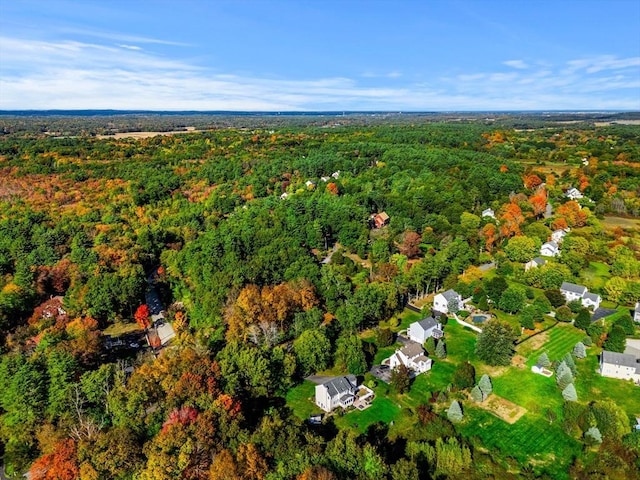 67 Hillside St, Rowley, MA 01969 - aerial view of property and surrounding area with a forest