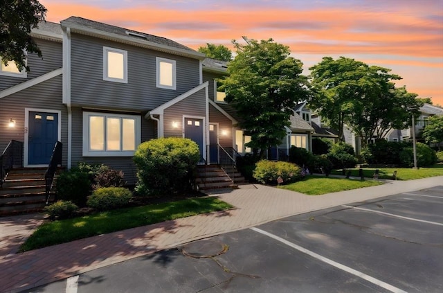 23 Indian Cove Way Unit 23, Easton, MA 02375 - view of property with uncovered parking and entry steps