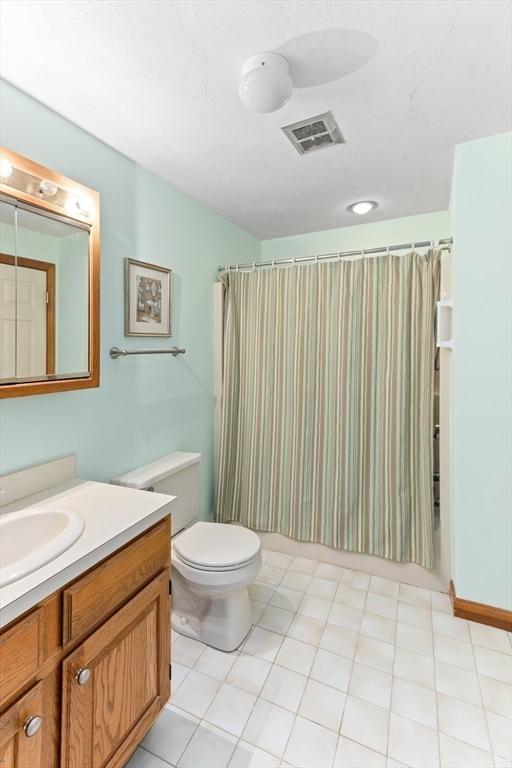 23 Indian Cove Way Unit 23, Easton, MA 02375 - full bathroom with vanity and shower / tub combo with curtain