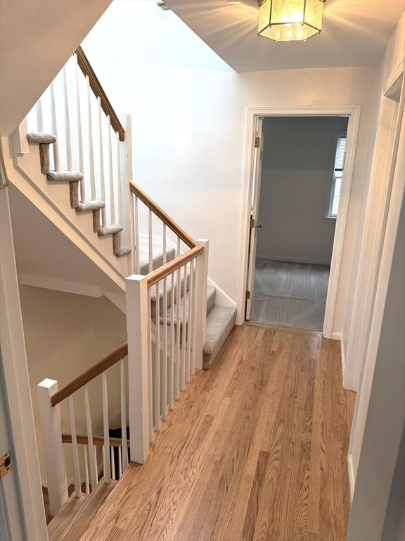 59-R Union St Unit 59-R, Boston, MA 02135 - stairway with wood finished floors
