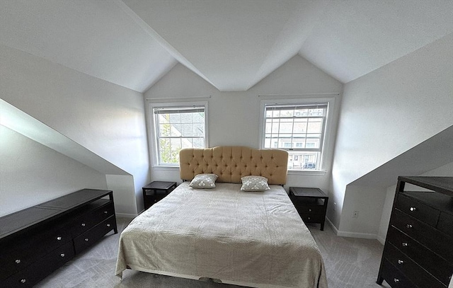 59-R Union St Unit 59-R, Boston, MA 02135 - bedroom featuring carpet flooring, lofted ceiling, and baseboards