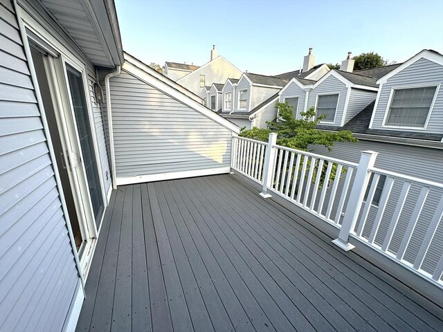 59-R Union St Unit 59-R, Boston, MA 02135 - wooden terrace featuring a residential view