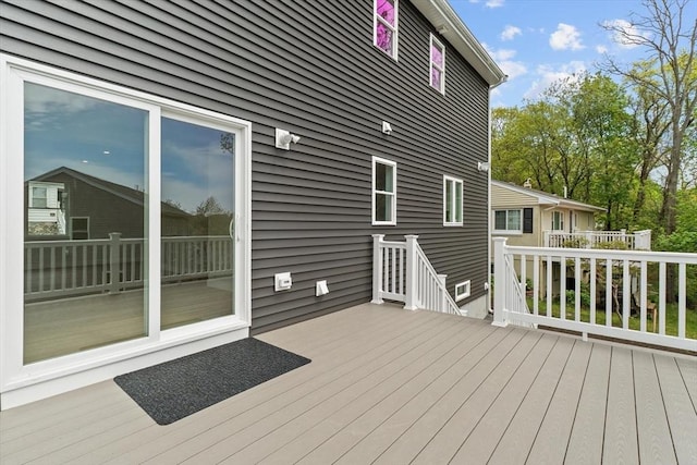 view of deck