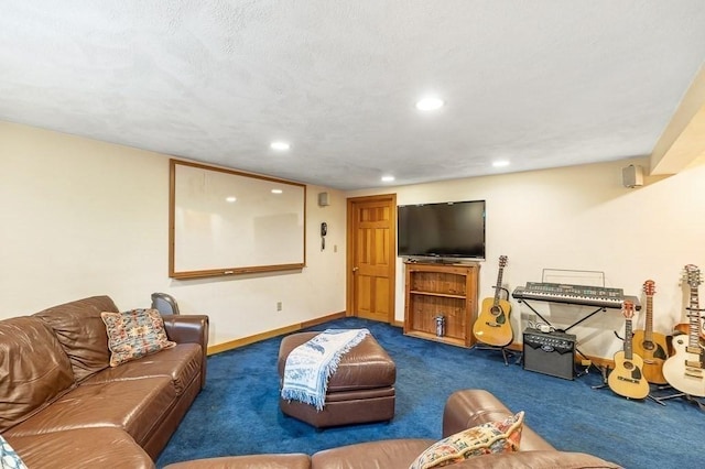 5 Whipple Rd, Hamilton, MA 01982 - carpeted living room with recessed lighting and baseboards