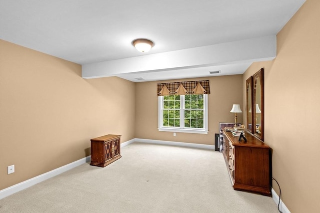 28 Ridgewood Xing Unit 28, Hingham, MA 02043 - sitting room featuring carpet floors and beam ceiling
