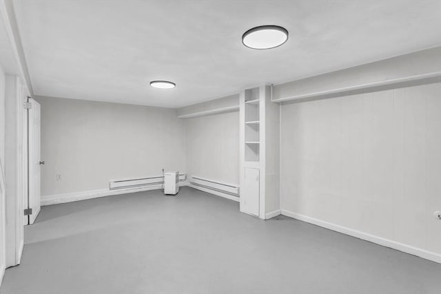 49 Wimbleton Dr, Longmeadow, MA 01106 - finished below grade area with baseboard heating and baseboards