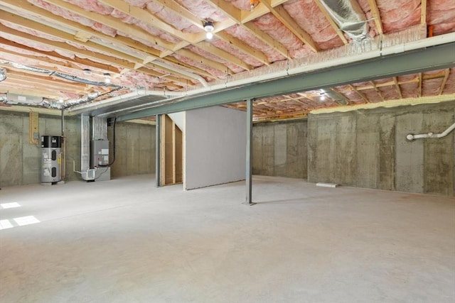 LOT11R 46 Loidie Ln, Brockton, MA 02301 - unfinished basement with hybrid water heater and heating unit