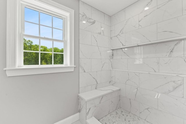 LOT11R 46 Loidie Ln, Brockton, MA 02301 - full bath featuring a tile shower and baseboards