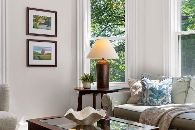 view of sitting room