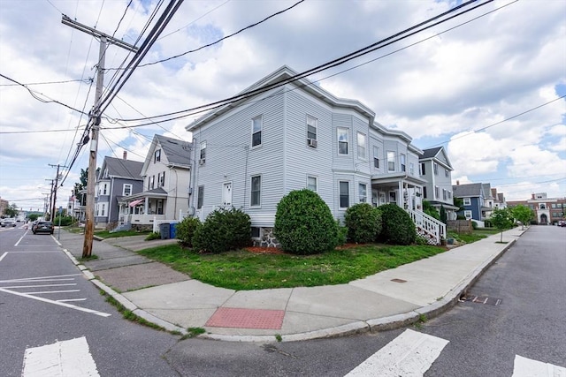 132 Myrtle St Unit 1, Waltham, MA 02453 - view of side of property featuring a residential view