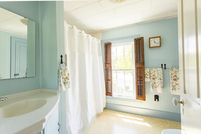 67 E Main St, West Brookfield, MA 01585 - bathroom featuring a sink and a shower with shower curtain