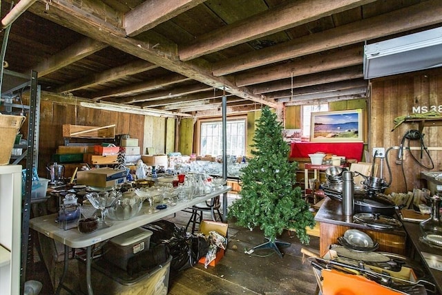 67 E Main St, West Brookfield, MA 01585 - misc room with wood walls and wood finished floors
