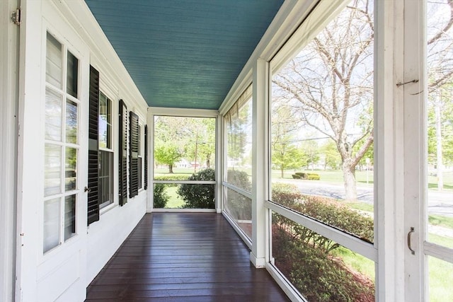 67 E Main St, West Brookfield, MA 01585 - unfurnished sunroom featuring hardwood / wood-style flooring