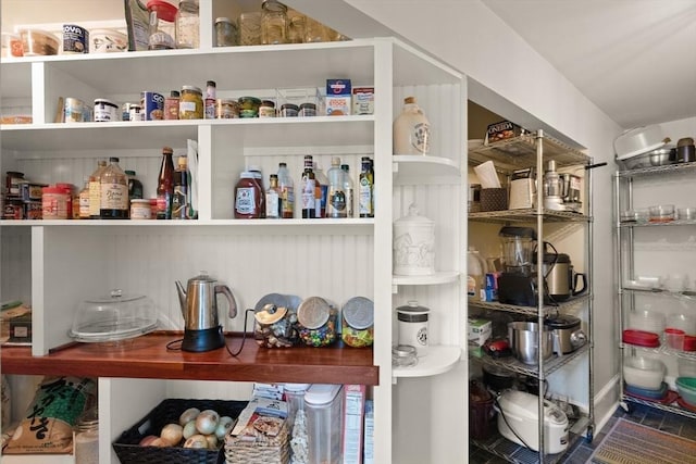 view of pantry