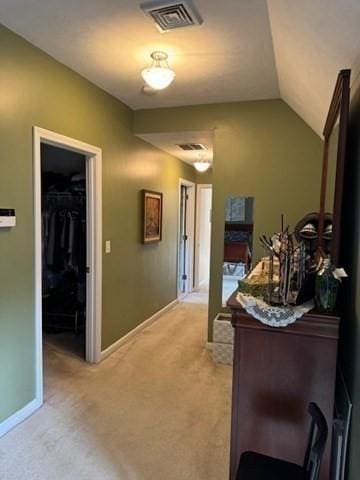 5 Gannett Way, Hopedale, MA 01747 - hall featuring light colored carpet and lofted ceiling
