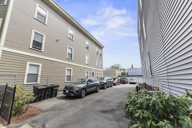 view of car parking